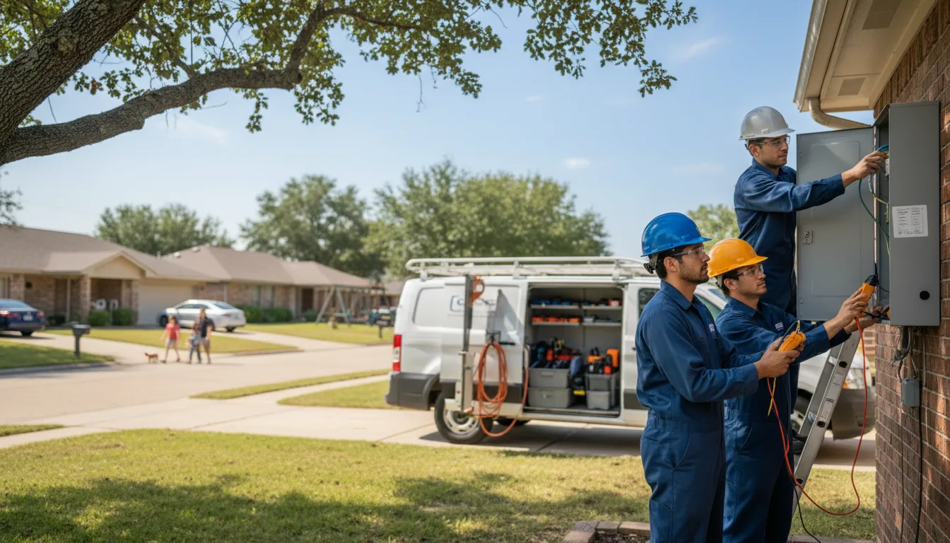 Certified electrician providing emergency electrical services in Alma, NE